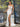 Cut Front Strapless Mermaid Long Prom Dress - White
