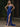 Crystal Cut Front Strapless Mermaid Long Prom Dress - Royal Blue