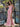 Crystal Cut Front Strapless Mermaid Long Prom Dress - Pink