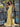 Crystal Cut Front Strapless Mermaid Long Prom Dress - Yellow