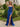 Backless Ruched Bust  Lace Up Long Mermaid Prom Dress With Split in Navy Blue