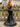 Sweetheart Sparkly Hot Fix Bodice Lace Up Long Mermaid Prom Dress With Split in Black