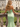 Sweetheart Sparkly Hot Fix Bodice Lace Up Long Mermaid Prom Dress With Split in Sage Green