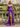 Sweetheart Sparkly Hot Fix Bodice Lace Up Long Mermaid Prom Dress With Split in Purple