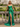 Sweetheart Sparkly Hot Fix Bodice Lace Up Long Mermaid Prom Dress With Split in Emerald Green