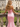 Sweetheart Sparkly Hot Fix Bodice Lace Up Long Mermaid Prom Dress With Split in Pink