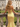 Sweetheart Sparkly Hot Fix Bodice Lace Up Long Mermaid Prom Dress With Split in Yellow