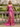 Sweetheart Sparkly Hot Fix Bodice Lace Up Long Mermaid Prom Dress With Split in Hot Pink