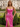 Sweetheart Sparkly Hot Fix Bodice Lace Up Long Mermaid Prom Dress With Split in Hot Pink