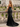 Sweetheart Sparkly Hot Fix Cut Front Zipped Long Mermaid Prom Dress With Split in Black
