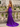 Sweetheart Sparkly Hot Fix Cut Front Zipped Long Mermaid Prom Dress With Split in Purple