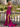 Sweetheart Sparkly Hot Fix Cut Front Zipped Long Mermaid Prom Dress With Split in Fuchsia
