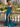 Sweetheart Sparkly Hot Fix Cut Front Zipped Long Mermaid Prom Dress With Split in Teal