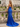 Sweetheart Sparkly Hot Fix Cut Front Zipped Long Mermaid Prom Dress With Split in Royal Blue