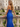 Sweetheart Sparkly Hot Fix Cut Front Zipped Long Mermaid Prom Dress With Split in Royal Blue