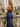 Sweetheart Sparkly Hot Fix Cut Front Zipped Long Mermaid Prom Dress With Split in Navy Blue