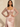 Long Sleeves Sparkly Bodice Backless Long Evening Dress With Drop in Blush Pink