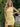 One Shoulder Pleated Zipped Back Mini Sheath Prom Dress in Yellow