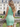 One Shoulder Pleated Zipped Back Mini Sheath Prom Dress in Mint Green