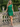 One Shoulder Pleated Zipped Back Mini Sheath Prom Dress in Emerald Green