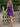 One Shoulder Pleated Zipped Back Mini Sheath Prom Dress in Purple