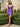 Scoop Neck Backless Mini Sheath Prom Dress in Purple