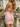 Cut Front Sweetheart Neck Backless Lace Up Mini Sheath Prom Dress in Pink