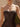 Strapless Pearl Like Bodice Mini Sheath Dress in Chocolate