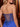Ruched Bust Illusion Bodice Short Sheath Homecoming Dress in Royal Blue