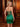 Ruched Bust Illusion Bodice Short Sheath Homecoming Dress in Emerald Green