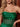 Ruched Bust Illusion Bodice Short Sheath Homecoming Dress in Emerald Green