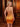 Ruched Bust Illusion Bodice Short Sheath Homecoming Dress in Orange
