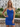 Sculpted Neck Ruched Backless Lace Up Mini Sheath Prom Dress in Royal Blue
