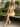 Sculpted Neck Ruched Backless Lace Up Mini Sheath Prom Dress in Yellow