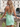 Sculpted Neck Ruched Backless Lace Up Mini Sheath Prom Dress in Mint Green