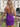 Sculpted Neck Ruched Backless Lace Up Mini Sheath Prom Dress in Purple