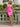 Ruched Backless Lace Up Mini Sheath Prom Dress in Hot Pink