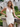 V-Neck Pleated Backless Lace Up Mini Sheath Prom Dress in White
