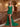 V-Neck Pleated Lace Up Mini Sheath Prom Dress With Drop in Emerald Green