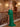 V-Neck Pleated Lace Up Mini Sheath Prom Dress With Drop in Emerald Green
