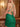 V-Neck Pleated Lace Up Mini Sheath Prom Dress With Drop in Emerald Green