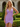 V-Neck Pleated Lace Up Mini Sheath Prom Dress With Drop in Lilac
