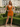 V-Neck Backless Lace Up Mini Sheath Prom Dress in Burnt Orange
