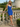V-Neck Backless Lace Up Mini Sheath Prom Dress in Royal Blue