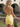 V-Neck Backless Lace Up Mini Sheath Prom Dress in Yellow