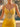 Sparkly Beading Illusion Bodice Sheath Mini Sequin Dress in Mustard Yellow