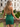 Sweetheart Neck Ruched Backless Lace Up Mini Sheath Prom Dress in Emerald Green