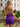 Sweetheart Neck Ruched Backless Lace Up Mini Sheath Prom Dress in Purple