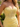 Strapless Sparkly Ruched Mini Sheath Prom Dress in Yellow