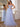Lace Embroidery Deep V-Neck Boned Illusion Long Prom Dress - Baby Blue